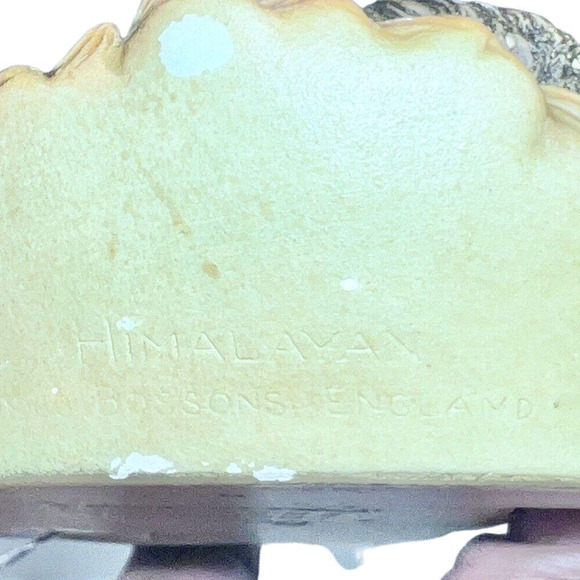 Bossons Himalayan Chalkware Head 1966 #44 Made In England Vintage - Picture 7 of 7